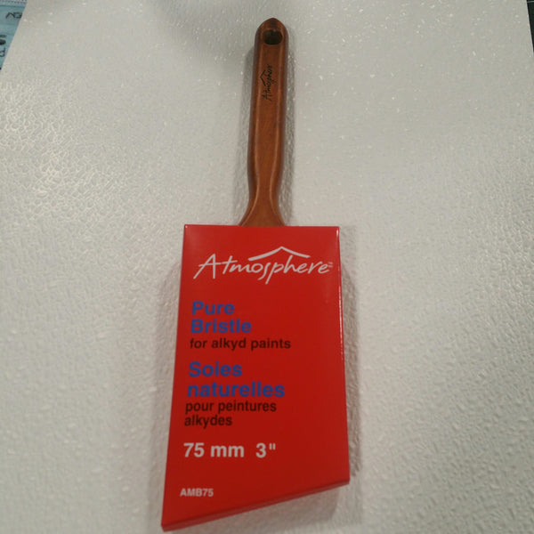 Atmosphere 3"Pure Bristle Brush for Alkyd Paint or Stain
