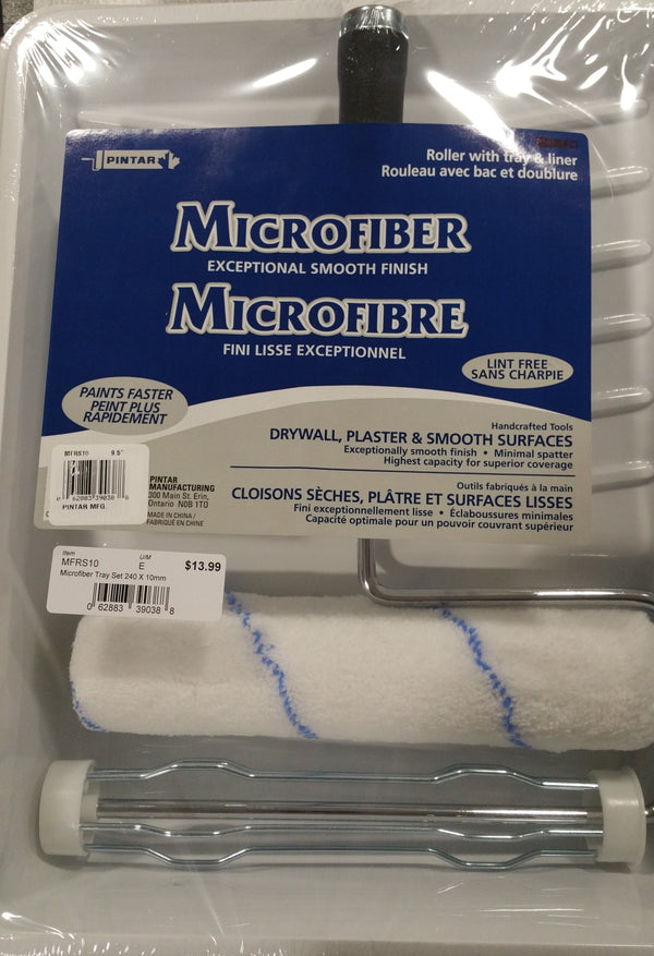 Pintar Microfiber Roller with Tray & Liner Kit
